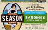 Season, Sardines In Olive Oil Omega 3, 4.38 Ounce3