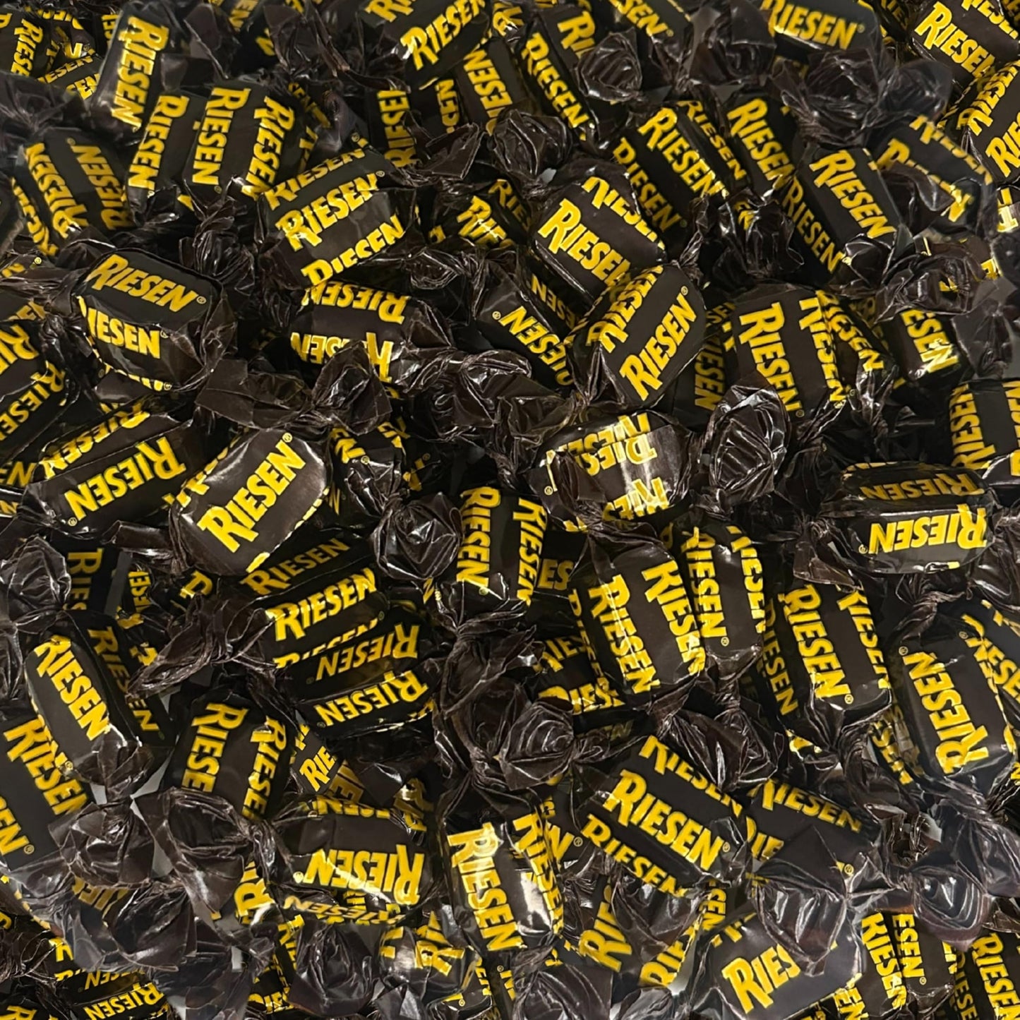 Holiday Riesen Chocolate Covered Caramel European Candies 1.5 Lb Bag Individually Wrapped German Candy Chewy Caramel Center Gift Bag For Snacking Gifting & Sharing