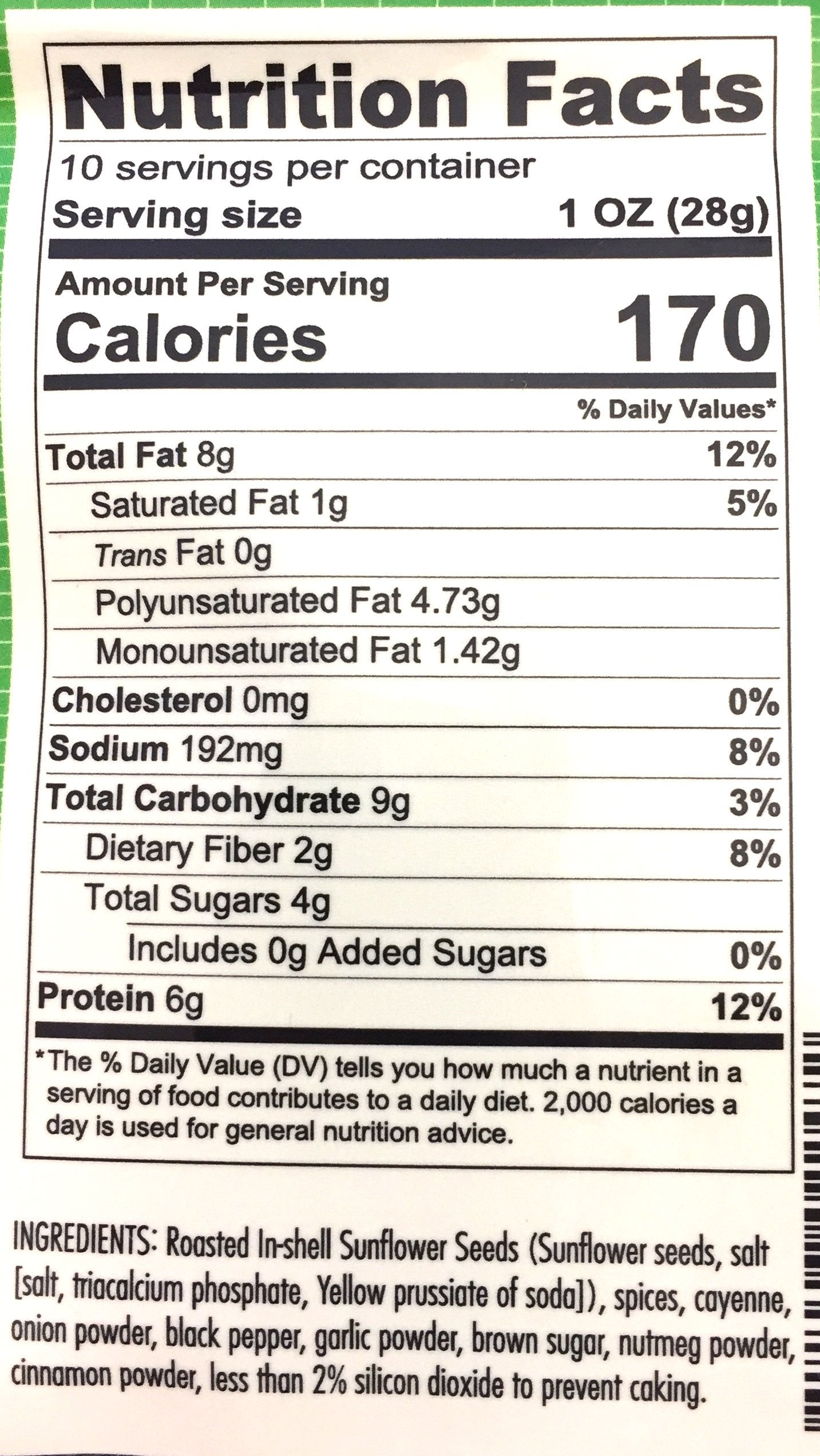 Bricktown Goods Jamaican Jerk Flavored Sunflower Seeds - Boldly Seasoned And Roasted In-Shell Sunflower Seeds - 8 Oz Total