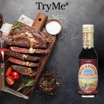 Try Me Worcestershire Sauce, 5oz Bottle, Pack of 1, Flavorful Wine and Pepper Blend