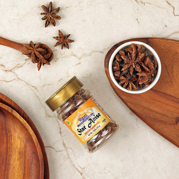 Rani Star Anise Seeds, Whole Pods (Badian Khatai) Spice 1.25Oz (35G) Pet Jar ~ All Natural | Gluten Friendly | Non-Gmo | Kosher | Vegan | Indian Origin