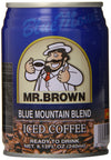 Mr. Brown Iced Coffee, Blue Mountain, 8.12 Ounce (Pack Of 24)
