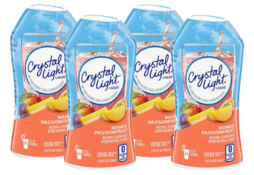 Crystal Light Mango Passionfruit Liquid Drink Mix Caffeine Free 1.62 fl oz. (Pack of 4)