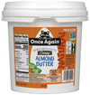 Once Again Natural Creamy Almond Butter, 5lb Pantry Pal (same as 5 jars) - Roasted - Salt Free, Unsweetened - Gluten Free Certif