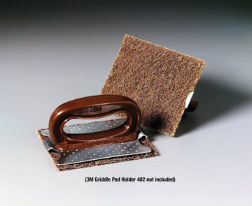 3M Scotch-Brite Heavy Duty Griddle Pad 82, 4.5 In X 5.5 In, 10/Box, 4 Box/Case