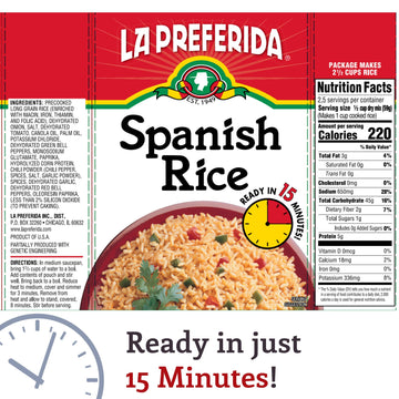 La Preferida Spanish Rice, 5.25 Oz Box (Pack Of 27)