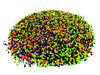 The Nightmare Mix - Halloween Nonpareils Sprinkles For Cake,Cupcake And Desserts Decorating And Baking - Halloween Mix Sprinkles For Ice Cream Toppings - 4 Oz