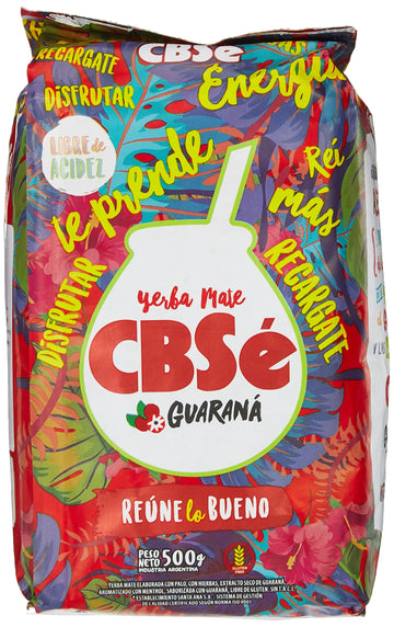 Cbsé Yerba Mate Guaraná – Herbal Loose Leaf Yerba Mate Tea Blend With Guaraná, 500 G (1.1 Lb), Naturally Caffeinated, Gluten-Free