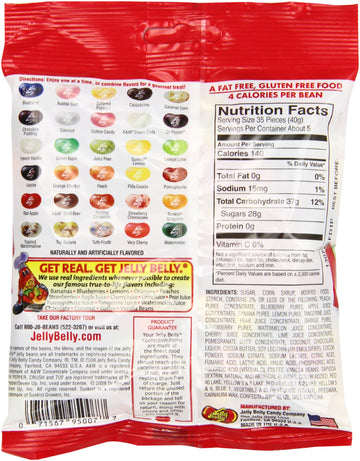 Jelly Belly Thirty Assorted Flavor Jelly Beans, 7 Ounce