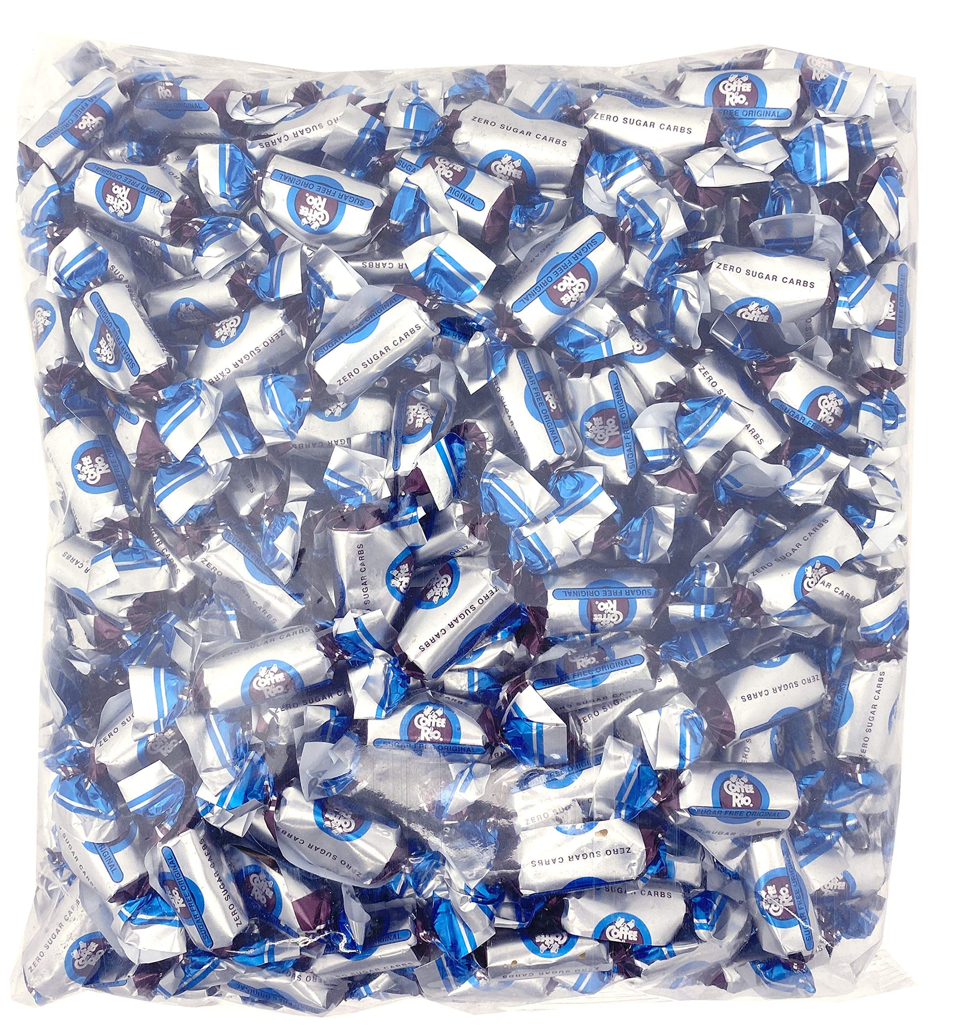 Coffee Rio Sugar-Free Coffee Rio Coffee Bulk Candy, 3 Pound Bag Individually Wrapped Sugar-Free Coffee Candy, Kosher Candy (Suga