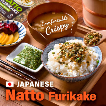 Japanese Natto Furikake Seasoning, Super Food Natto, Freeze-Dried Natto,6 Kinds Of Umami Ingredients, Rice Topping, Delicious Fl