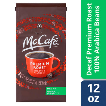 Mccafe Premium Roast Decaf Ground Coffee (12Oz Bags, Pack Of 6)