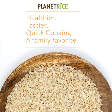 Planet Rice Bulk Sprouted Blonde Rice Bulk - Great For Bulk Rice Cooking - Gaba Rice Gluten-Free, Vegan, Paleo, With 64% More Fi