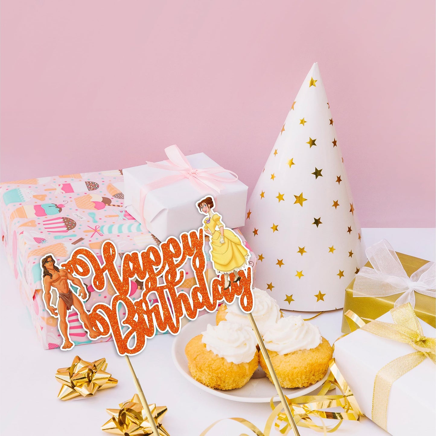 Seyal Tarzn Happy Birthday Cake Topper