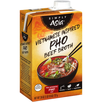 Simply Asia Vietnamese Inspired Pho Beef Broth, 26 Fl Oz
