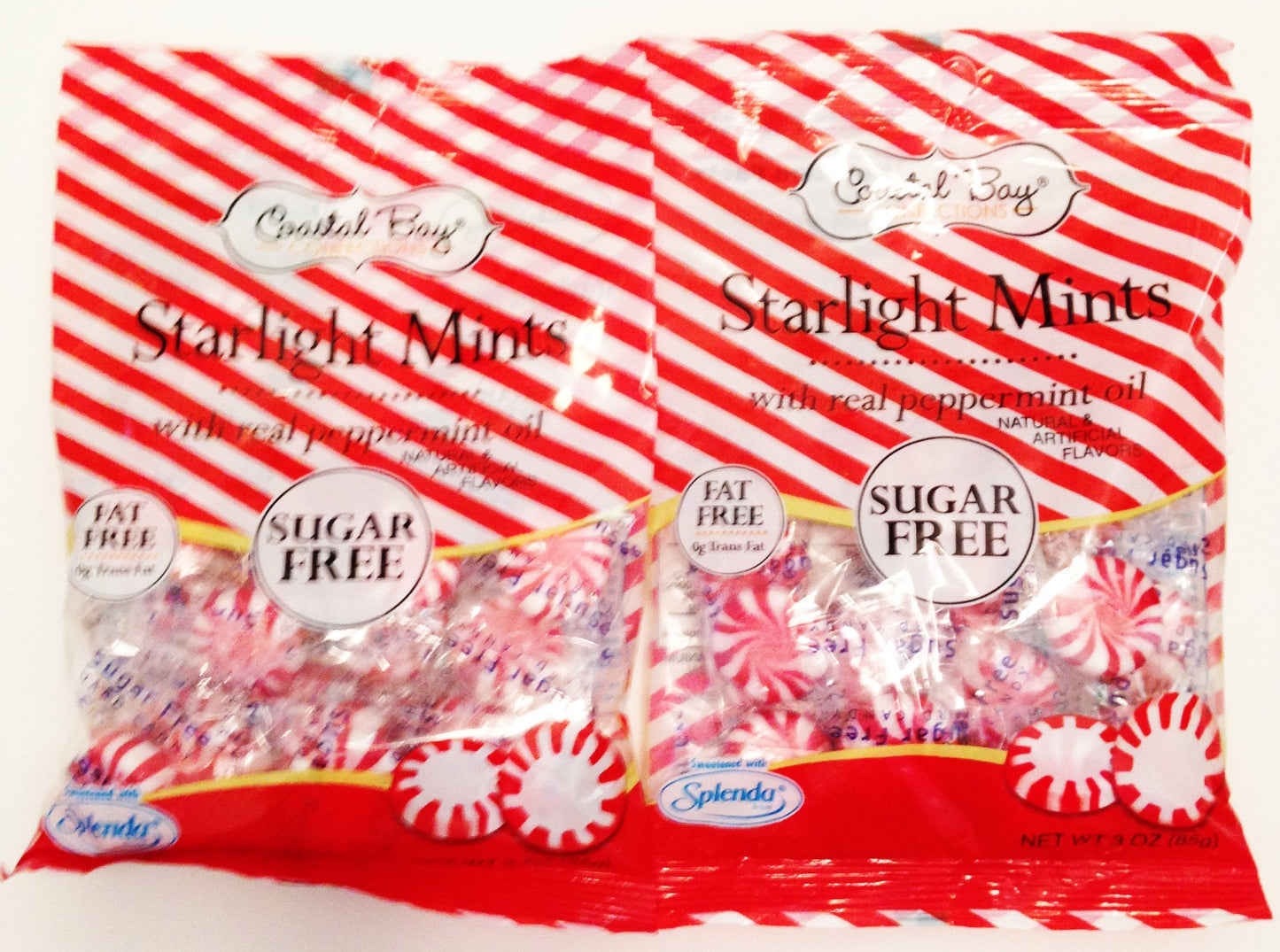 Coastal Bay Sugar Free Starlight Mints; Peppermint (2 Packs)