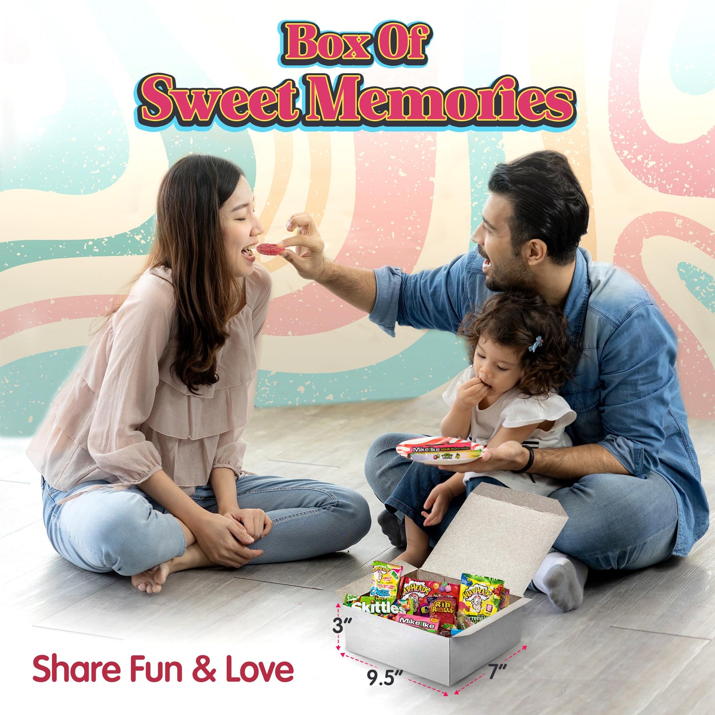 RETRO CANDY YUM Super Sour Candy Variety Pack - 16 Piece Assortment - Assorted Sour Candy Box for Gifts and Celebrations