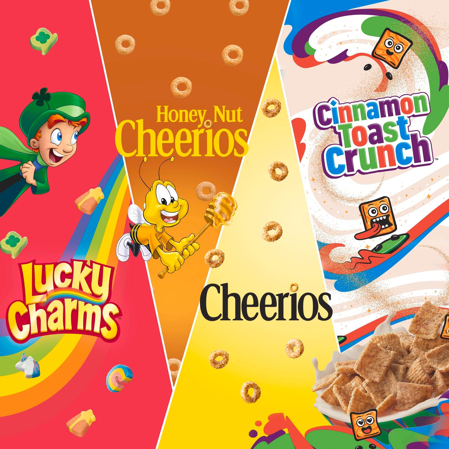 General Mills Cereals Cup Assorted Family Variety Pack (Pack Of 60)