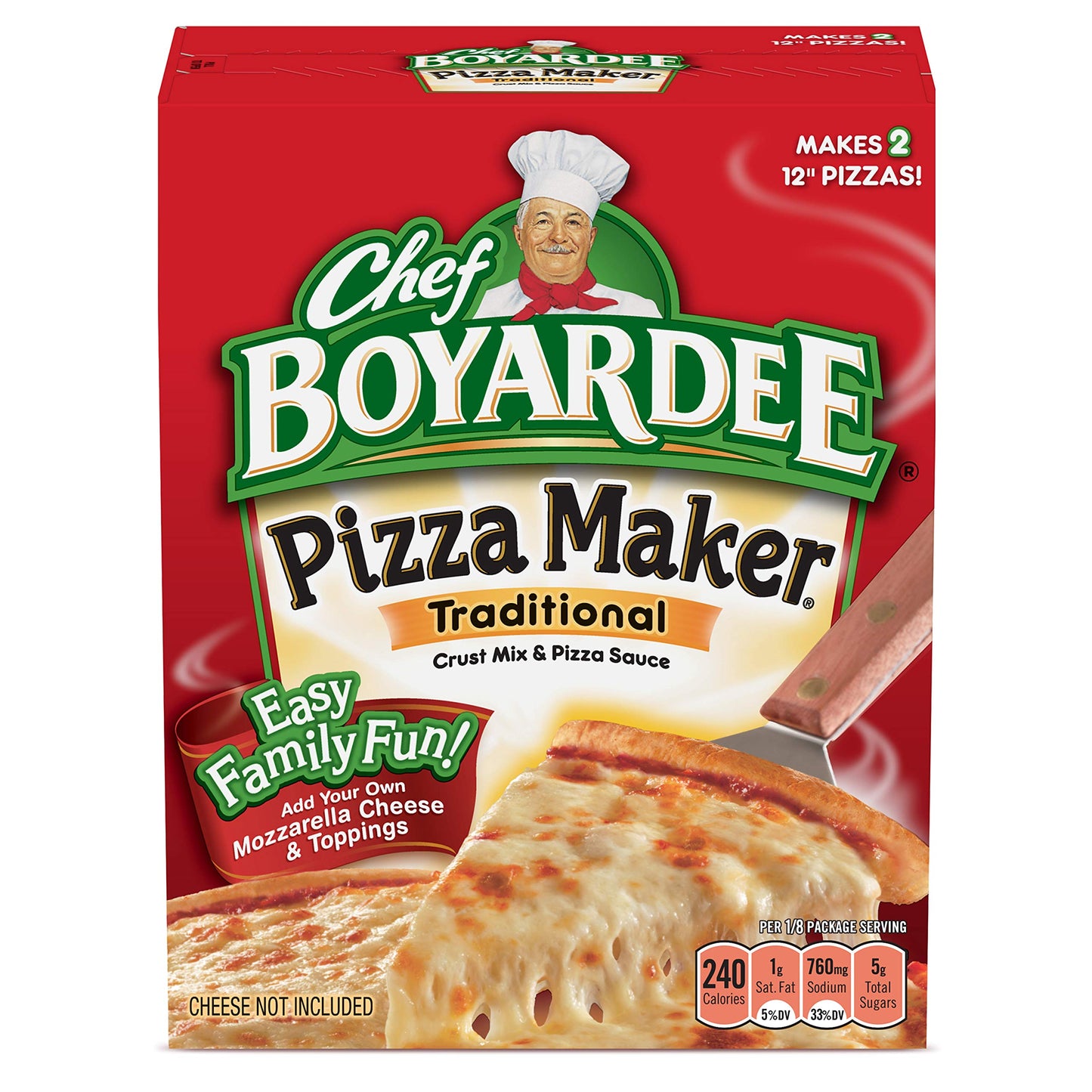 Chef Boyardee Pizza Maker, Cheese, 31.85 Ounce (Pack Of 6)