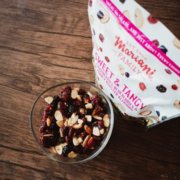 Mariani Dried Fruit, Salad Toppers, Sweet & Tangy, 3.5 Oz