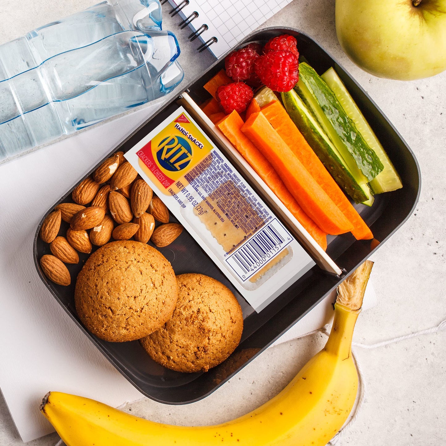 Handi-Snacks RITZ Crackers N Cheesy Dip Snack Packs, 20 Snack Packs