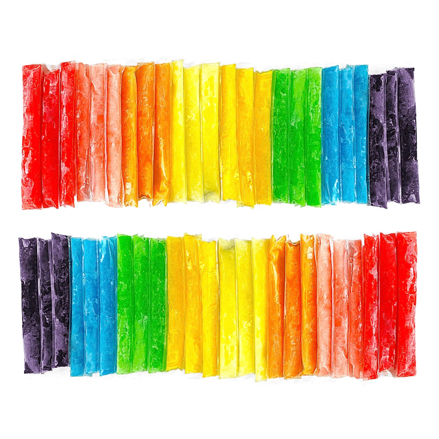 FunPops Frozen Ice Pops, 24-Fruit Flavored Freeze Pops, Frozen Summer Snack For All Ages, Low Calorie
