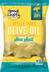 Good Health Kettle Style Potato Chips, Olive Oil & Sea Salt, 5 Oz. Bag, 12 Pack – Gluten Free, Crunchy Chips Cooked In 100% Olive Oil, Great For Lunches Or Snacking On The Go