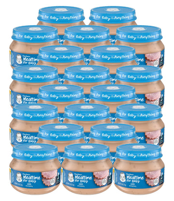 Gerber Purees 2Nd Foods, Ham & Gravy, 2.5 Ounce Jars (Pack Of 20)