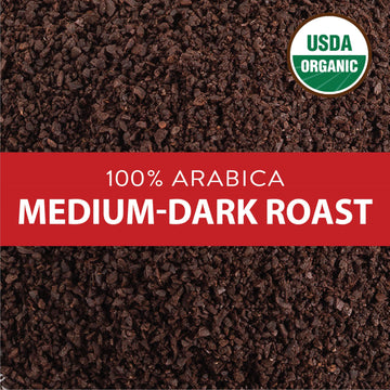 San Francisco Bay Ground Coffee - Organic Rainforest Blend (28Oz Bag), Medium Dark Roast