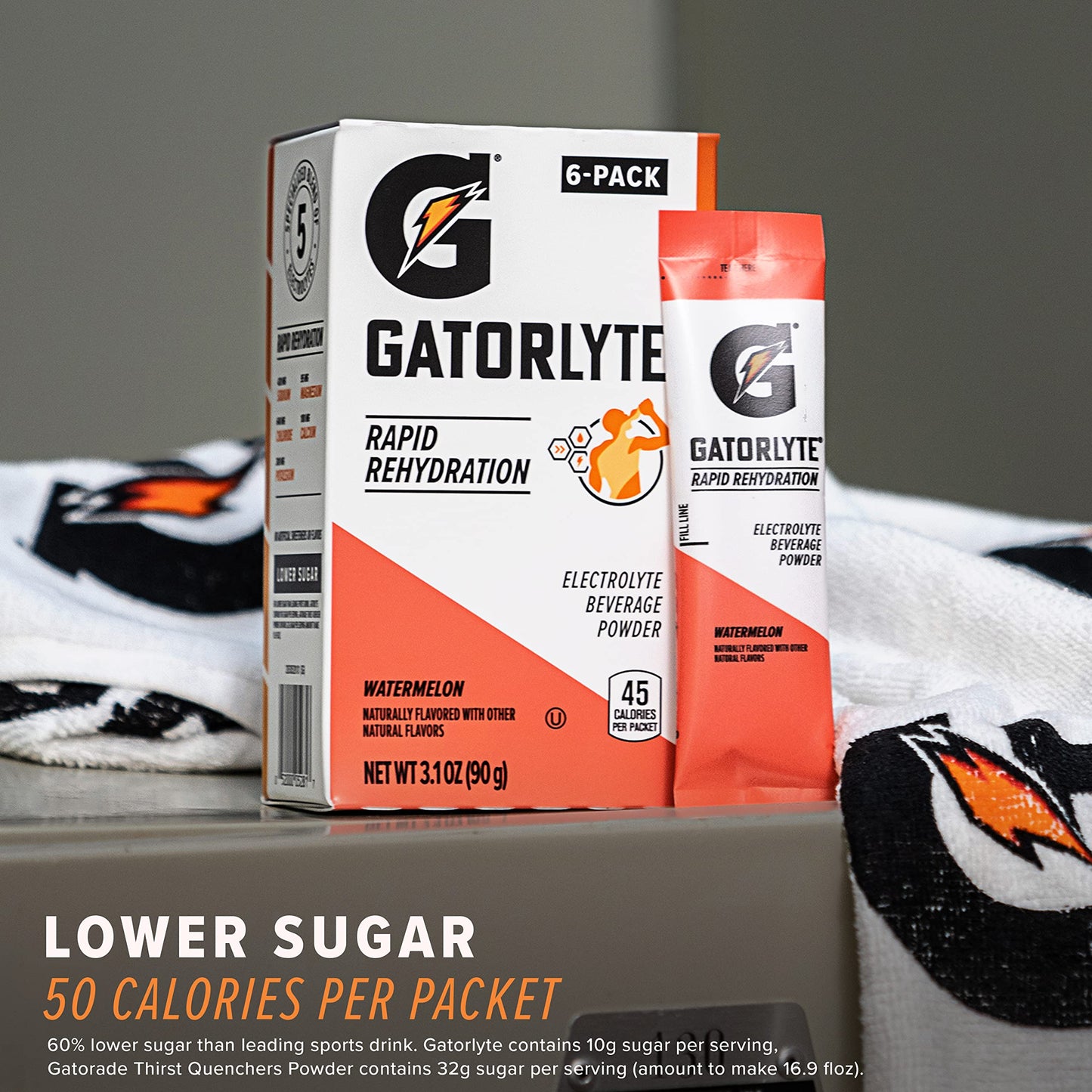 Gatorlyte Rapid Rehydration Electrolyte Beverage, Variety Pack, Lower Sugar, Specialized Blend Of 5 Electrolytes, No Artificial