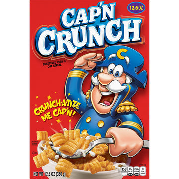 Quaker Captain Crunch Cereal, 12.6 Oz