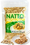 Japanese Natto Fermented Soybean, Freeze-Dried Natto Beans, Japanese Probiotic and Prebiotic Superfood - Vitamin K, Low Sodium,