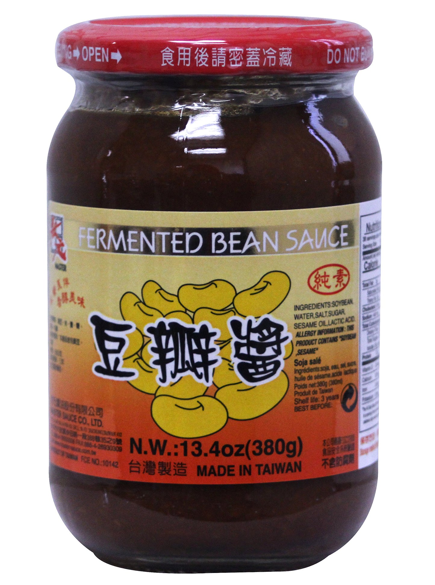????? Femented Black bean sauce for Asian cooking 13.4oz (Soy Bean 13.4 oz, 1 Bottle)