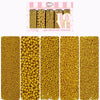 Confect Gold Sprinkles | Sprinkles for Cakes & Cupcakes Decoration | Birthday Sprinkles | Assorted Pack of 5 Golden Glam Gold Sp