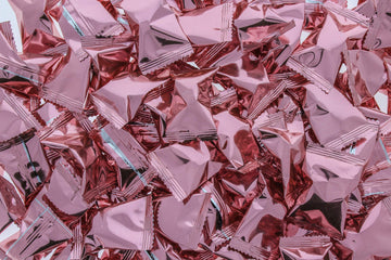 Rose Gold Foil Buttermints - 13 Oz. Bag - Approximately 100 Individually Wrapped Mint Candy