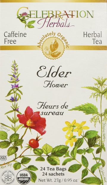 Celebration+Herbals+Organic+Elder+Flower+Tea+Bags+24+Count