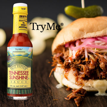 Try Me Tennessee Sunshine Hot Pepper Sauce, 5Oz Bottle (Pack Of 3)