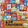 CRAVEBOX Cookies and Crackers Snack Box Variety - Perfect for Fathers Day and College Back to School