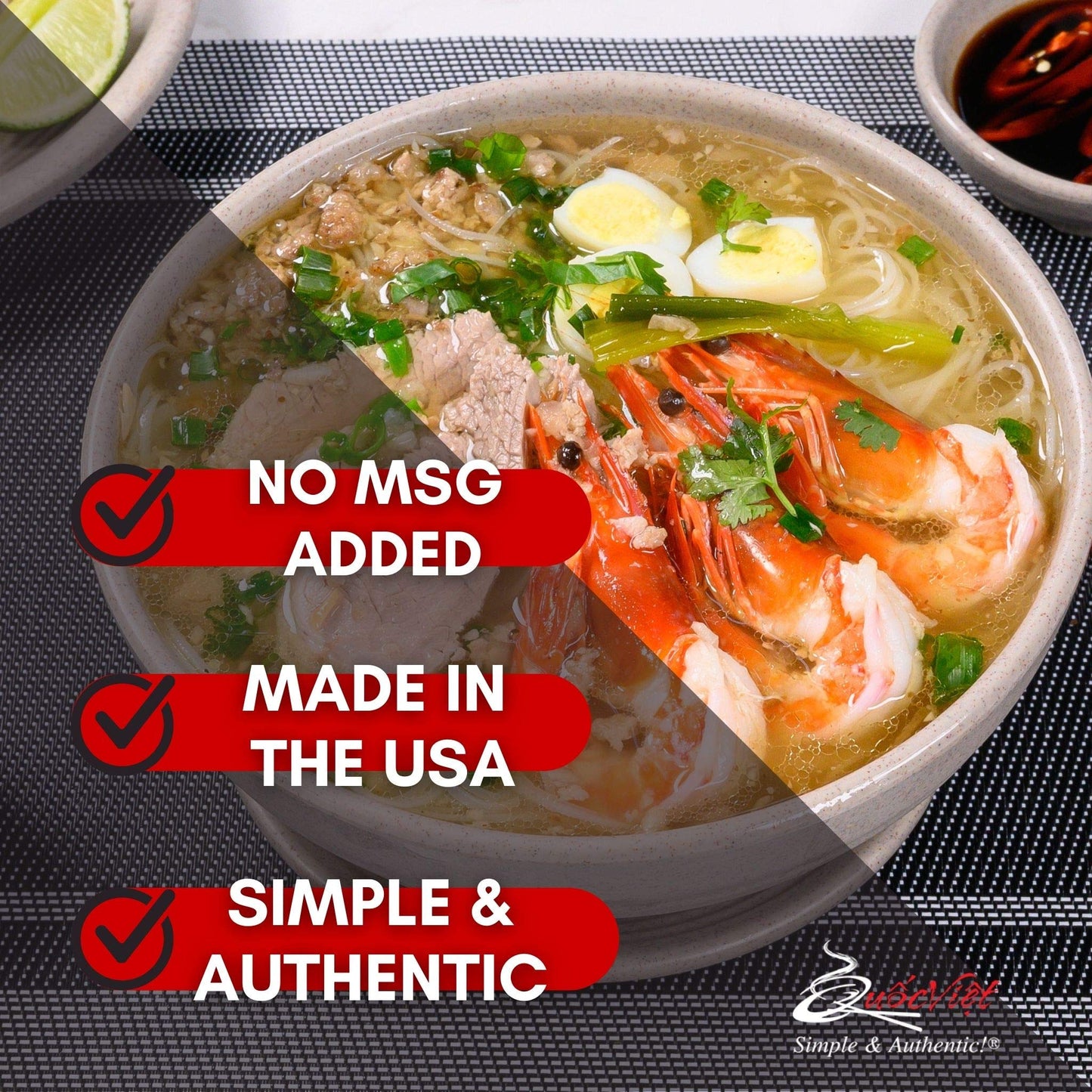 Quoc Viet Foods - Pork Flavored Hu Tieu Soup Base 10oz Cot Hu Tieu Brand