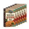 Lundberg Family Farms - Organic Whole Grain Spanish Rice, Zesty Blend, Side Dish, Pantry Staple, 100% Whole Grain, Non-Gmo, Gluten-Free, Usda Certified Organic, Vegan, Kosher (6 Oz, 6-Pack)