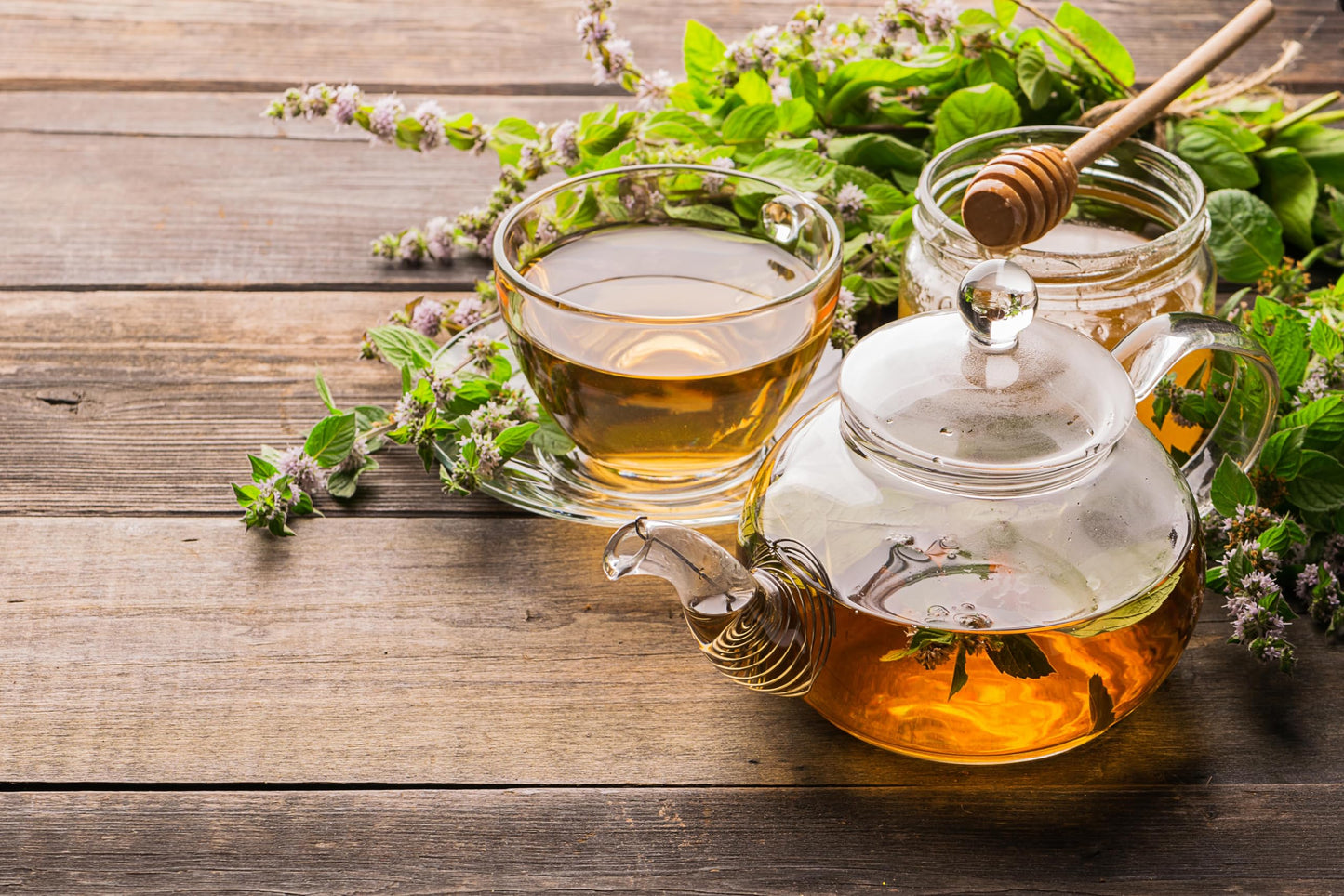 Worldwide Botanicals Organic Lemon Balm Tea, 1Lb - Loose Leaf Premium Herbal Tea | 100% Pure Lemon Balm Leaves | For Stress Reli