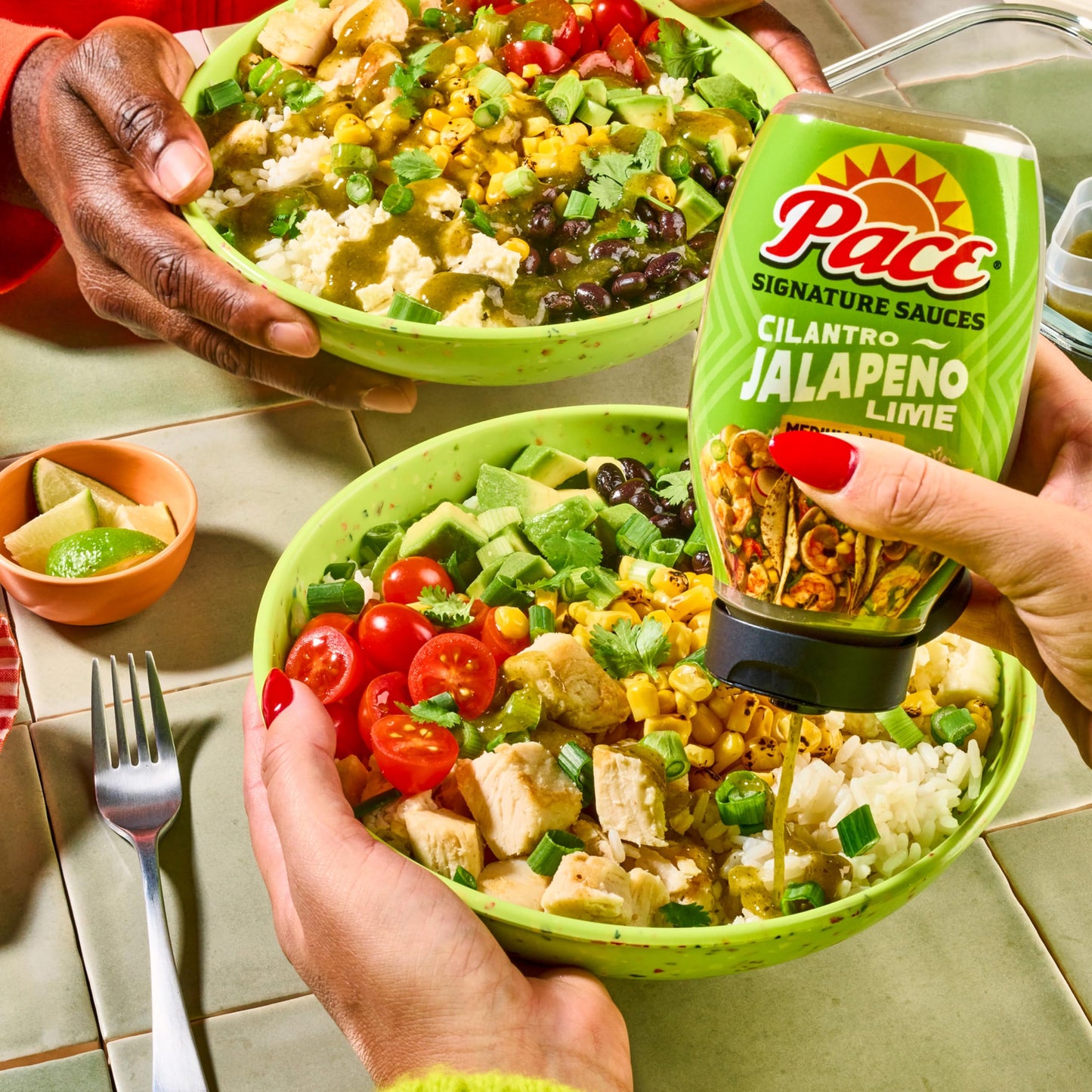 Pace Cilantro Jalapeno Lime Signature Sauce, 10.4 Oz (8 Pack)