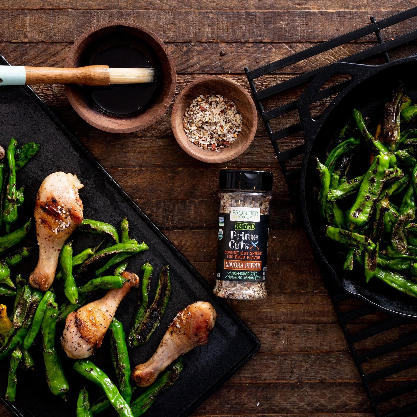 Frontier Prime Cuts Savory Pepper, Organic, 3.99 Ounce