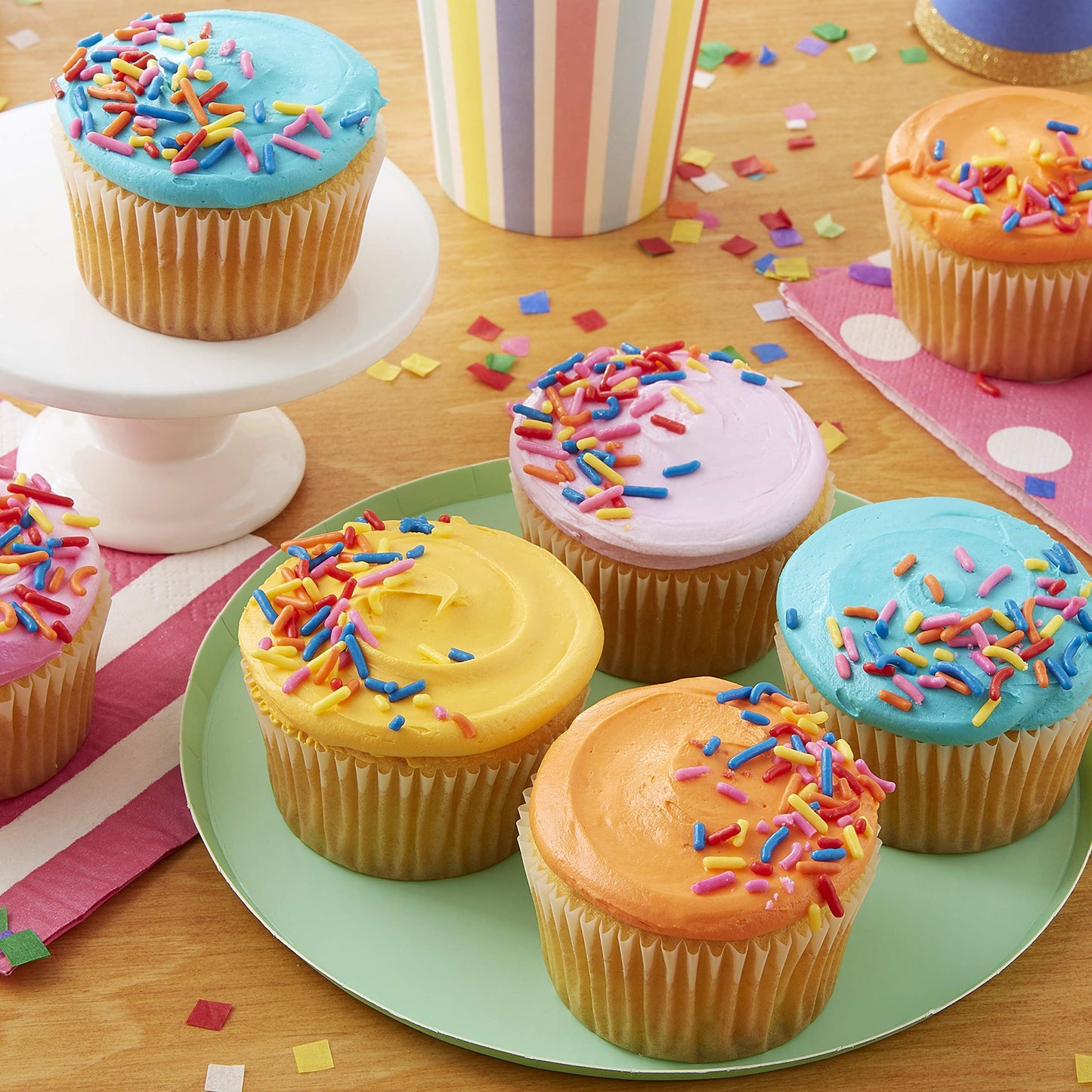 Wilton Neon Gel Food Color Set, Magenta, Orange, Teal And Purple (Pack Of 3)