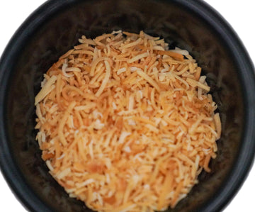 DM Sweets Golden Toasted Sweetened Shredded Coconut - 20 oz of Fresh Crunchy Dried Non GMO Coconut in Resealable Bag to Ensure F