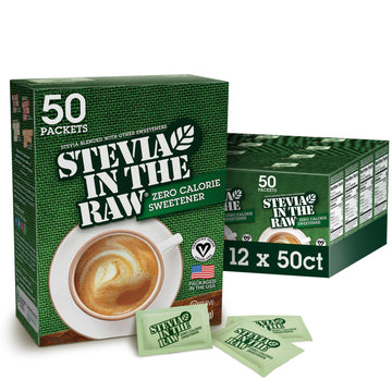 Stevia In The Raw Plant Based Zero Calorie Sweetener Sugar Substitute Sugar-Free Sweetener For Coffee Hot & Cold Drinks Suitable