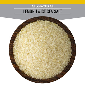 Artisan Salt Company Fusion Naturally Flavored Lemon Twist Sea Salt, Zip-Top Pouch, 3.5 Ounce