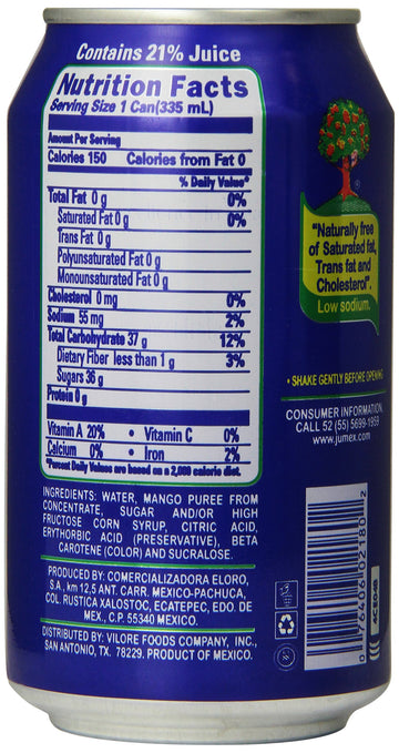 Jumex Mango Nectar, 11.3-Ounce (Pack of 24)