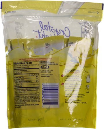 Crystal Light Lemonade 16 Pitcher Packs - 8.6 Ounce