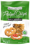 Snack Factory Garlic Pretzel Crisps, 7.2-Ounce Bags (Pack of 12)